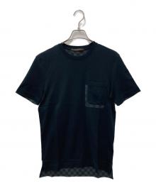 LOUIS VUITTON（ルイ ヴィトン）の古着「ダミエポケットTシャツ」｜ブラック
