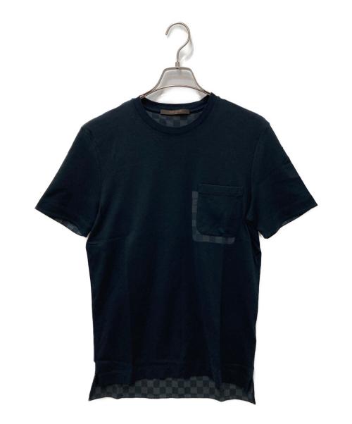 LOUIS VUITTON（ルイ ヴィトン）LOUIS VUITTON (ルイ ヴィトン) ダミエポケットTシャツ ブラック サイズ:XSの古着・服飾アイテム