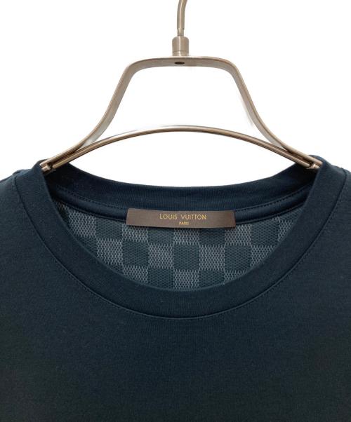 LOUIS VUITTON（ルイ ヴィトン）LOUIS VUITTON (ルイ ヴィトン) ダミエポケットTシャツ ブラック サイズ:XSの古着・服飾アイテム