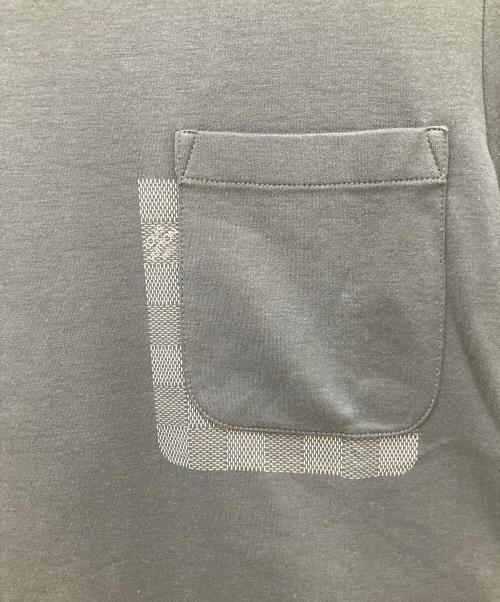LOUIS VUITTON（ルイ ヴィトン）LOUIS VUITTON (ルイ ヴィトン) ダミエポケットTシャツ ブラック サイズ:XSの古着・服飾アイテム