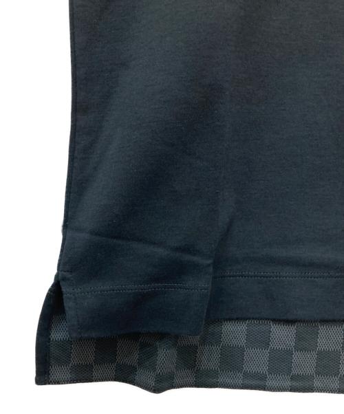 LOUIS VUITTON（ルイ ヴィトン）LOUIS VUITTON (ルイ ヴィトン) ダミエポケットTシャツ ブラック サイズ:XSの古着・服飾アイテム