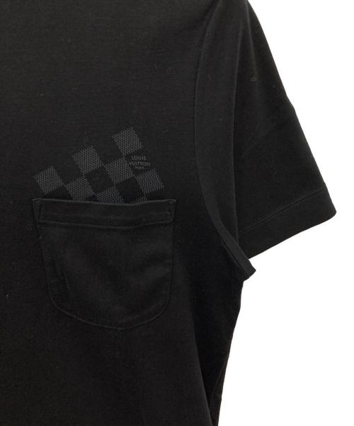 LOUIS VUITTON（ルイ ヴィトン）LOUIS VUITTON (ルイ ヴィトン) ダミエポケットＴシャツ ブラック サイズ:XSの古着・服飾アイテム