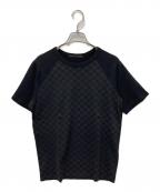 LOUIS VUITTONルイ ヴィトン）の古着「ダミエラグランＴシャツ」｜ブラック