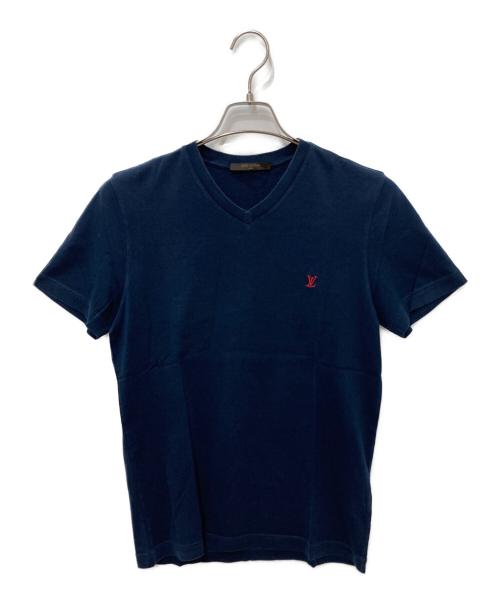 LOUIS VUITTON（ルイ ヴィトン）LOUIS VUITTON (ルイ ヴィトン) VネックTシャツ ネイビー サイズ:XSの古着・服飾アイテム