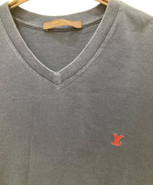 LOUIS VUITTON（ルイ ヴィトン）LOUIS VUITTON (ルイ ヴィトン) VネックTシャツ ネイビー サイズ:XSの古着・服飾アイテム