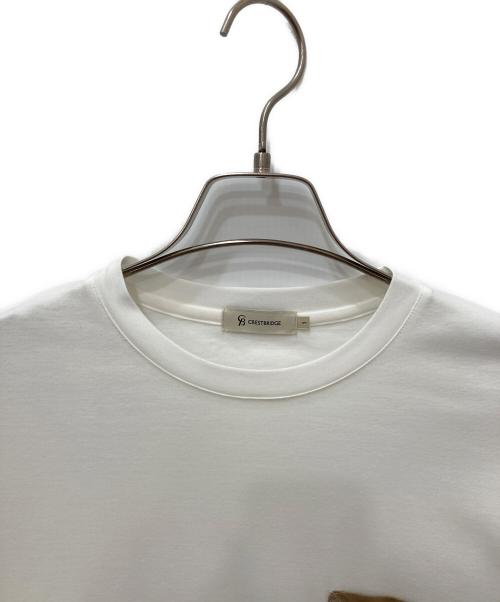 BLUE LABEL CRESTBRIDGE（ブルーレーベルクレストブリッジ）BLUE LABEL CRESTBRIDGE (ブルーレーベルクレストブリッジ) ロングスリーブカットソー ホワイト サイズ:1の古着・服飾アイテム