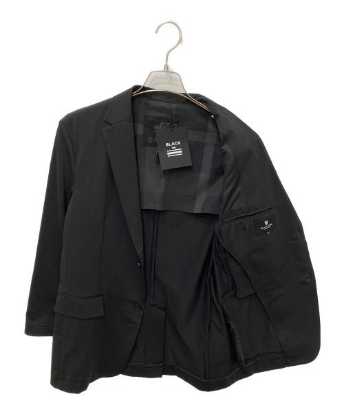 BLACK LABEL CRESTBRIDGE（ブラックレーベル クレストブリッジ）BLACK LABEL CRESTBRIDGE (ブラックレーベル クレストブリッジ) テーラードジャケット ブラック サイズ:M 未使用品の古着・服飾アイテム