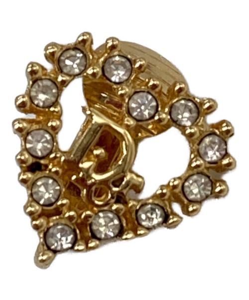 Christian Dior（クリスチャン ディオール）Christian Dior (クリスチャン ディオール) ハートストーンイヤリングの古着・服飾アイテム