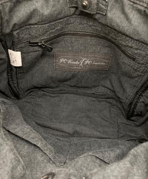 Porter Classic（ポータークラシック）Porter Classic (ポータークラシック) SASHIKO TOTE BAG ブラックの古着・服飾アイテム