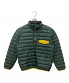 Patagoniaパタゴニア）の古着「DOWN SNAP-T PULLOVER」｜グリーン