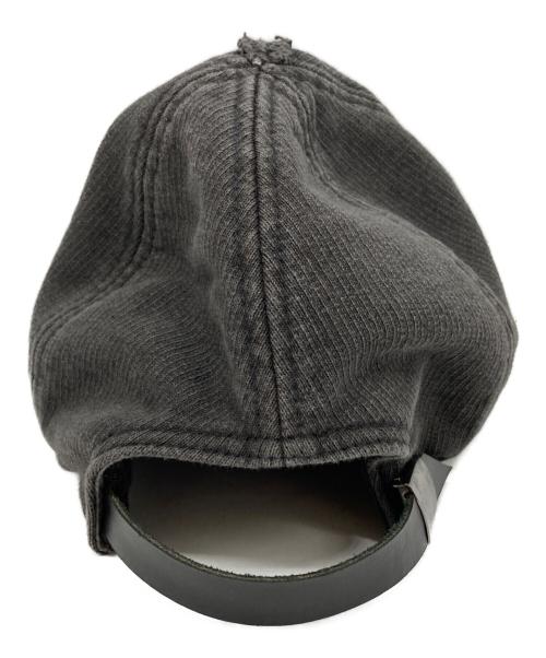wjk（ダブルジェイケー）wjk (ダブルジェイケー) 加工キャップ ブラックの古着・服飾アイテム