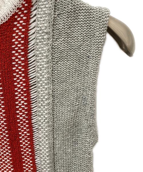 Mame Kurogouchi（マメクロゴウチ）Mame Kurogouchi (マメクロゴウチ) Ethnic Pattern Sleeveless Fringe Knit マルチカラー サイズ:1の古着・服飾アイテム