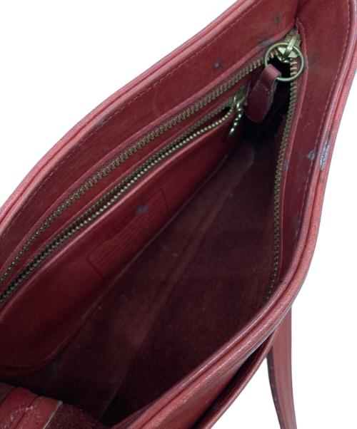 COACH（コーチ）COACH (コーチ) ショルダーバッグ レッドの古着・服飾アイテム