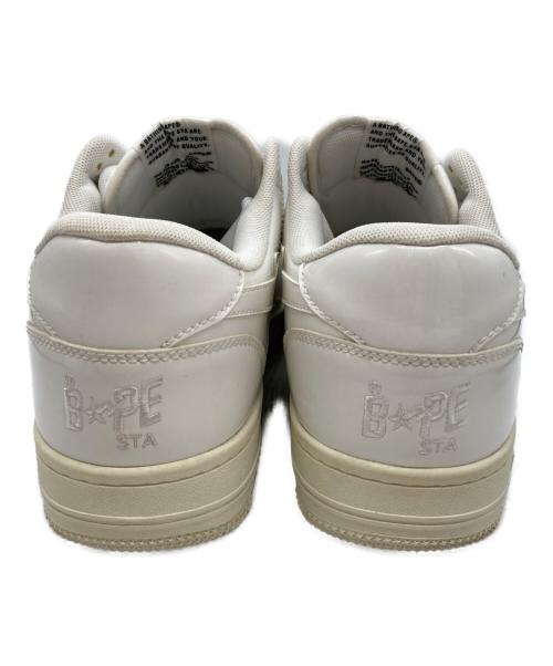 A BATHING APE（アベイシングエイプ）A BATHING APE (アベイシングエイプ) BAPESTA ホワイト サイズ:28.5の古着・服飾アイテム