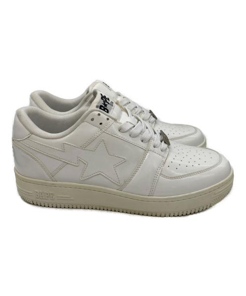 A BATHING APE（アベイシングエイプ）A BATHING APE (アベイシングエイプ) BAPESTA ホワイト サイズ:28.5の古着・服飾アイテム