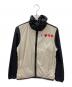 PLAY COMME des GARCONS（プレイコムデギャルソン）の古着「ハートワッペンフーデッドジャケット」｜ベージュ×ブラック