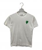 PLAY COMME des GARCONSプレイコムデギャルソン）の古着「半袖カットソー」｜ホワイト