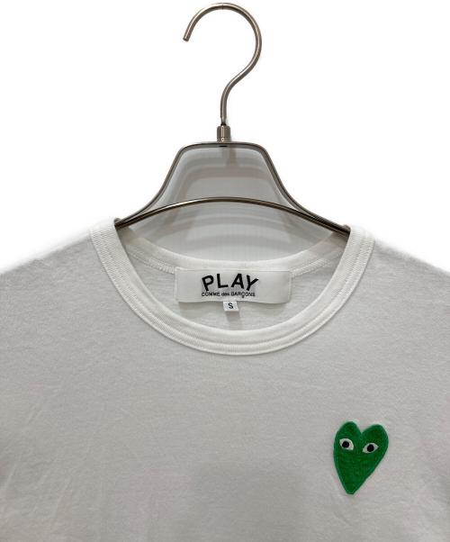 PLAY COMME des GARCONS（プレイコムデギャルソン）PLAY COMME des GARCONS (プレイコムデギャルソン) 半袖カットソー ホワイト サイズ:Sの古着・服飾アイテム
