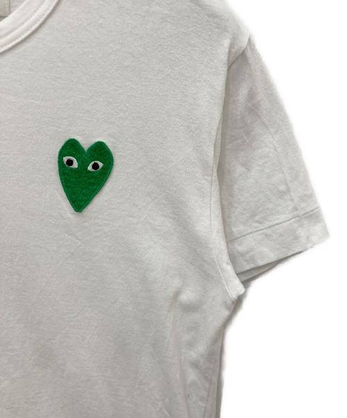 PLAY COMME des GARCONS（プレイコムデギャルソン）PLAY COMME des GARCONS (プレイコムデギャルソン) 半袖カットソー ホワイト サイズ:Sの古着・服飾アイテム