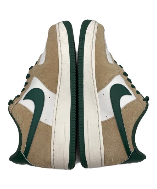 NIKE（ナイキ）NIKE (ナイキ) Force 1 Low ベージュ×グリーン サイズ:24.5の古着・服飾アイテム