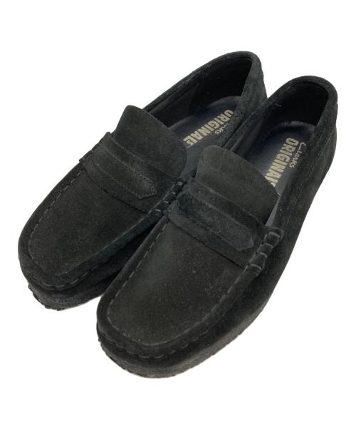 CLARKS（クラークス）CLARKS (クラークス) Wallabee Loafer ブラック サイズ:24の古着・服飾アイテム