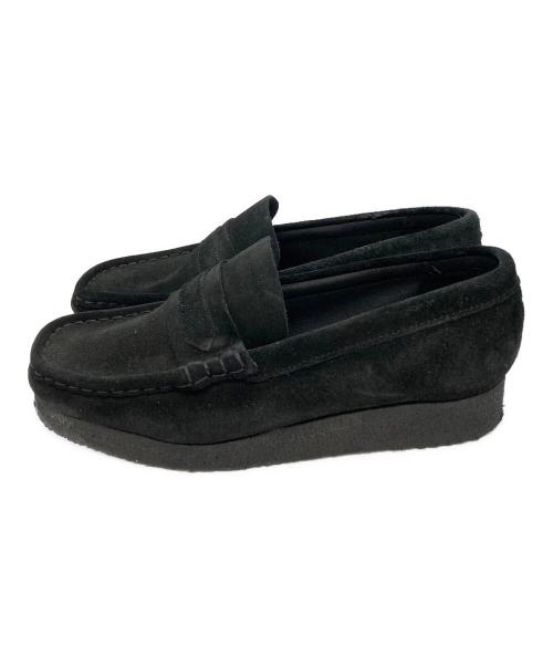 CLARKS（クラークス）CLARKS (クラークス) Wallabee Loafer ブラック サイズ:24の古着・服飾アイテム