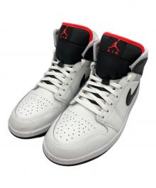 NIKE（ナイキ）の古着「Air Jordan 1 Mid "Summit White/Neutral Grey"」｜ホワイト