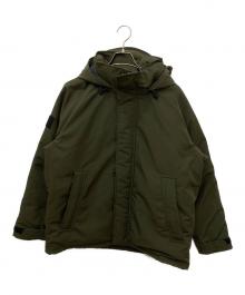 DANTON（ダントン）の古着「Down Army Hood Jacket　ーミーフーデッドジャケット」｜カーキ