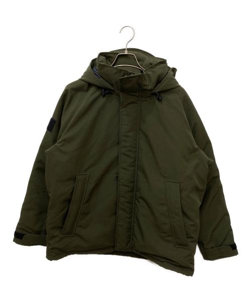 DANTON（ダントン）DANTON (ダントン) Down Army Hood Jacket　ーミーフーデッドジャケット カーキ サイズ:Lの古着・服飾アイテム