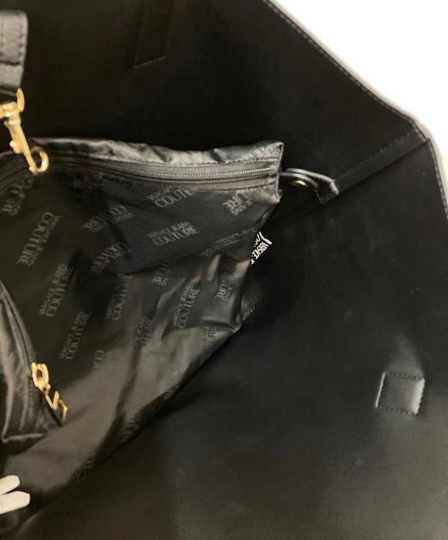 VERSACE JEANS COUTURE（ヴェルサーチ ジーンズクチュール）VERSACE JEANS COUTURE (ヴェルサーチ ジーンズクチュール) トートバッグ ブラックの古着・服飾アイテム