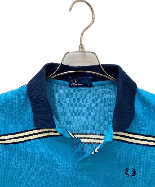 FRED PERRY（フレッドペリー）FRED PERRY (フレッドペリー) ポロシャツ ブルー サイズ:Mの古着・服飾アイテム