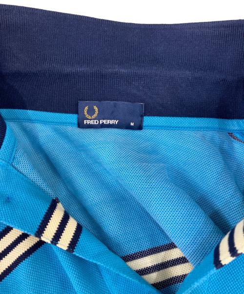 FRED PERRY（フレッドペリー）FRED PERRY (フレッドペリー) ポロシャツ ブルー サイズ:Mの古着・服飾アイテム
