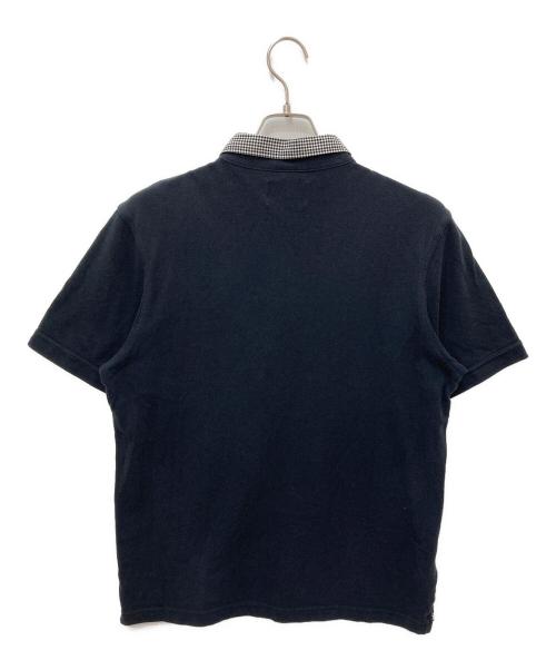 FRED PERRY（フレッドペリー）FRED PERRY (フレッドペリー) ギンガムトリムシャツ ネイビー サイズ:Lの古着・服飾アイテム