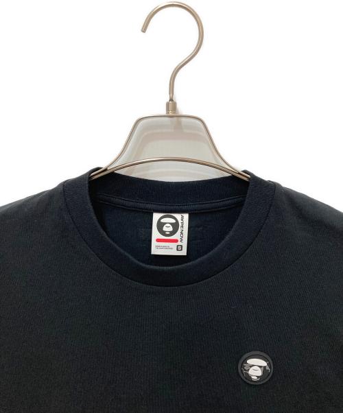 A BATHING APE（アベイシングエイプ）A BATHING APE (アベイシングエイプ) AAPE NOW TEE ブラック サイズ:S 未使用品の古着・服飾アイテム