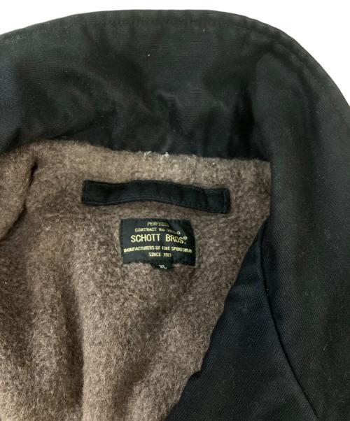SCHOTT BROS（ショットブロス）SCHOTT BROS (ショットブロス) CIVILIAN DECK JACKET ブラック サイズ:XLの古着・服飾アイテム