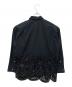 MAISON SPECIAL (メゾンスペシャル) Hem Embroidery Neck Tie Shirt　ヘムエンブロイダリーネクタイシャツ ネイビー サイズ:FREE：14000円
