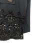 中古・古着 MAISON SPECIAL (メゾンスペシャル) Hem Embroidery Neck Tie Shirt　ヘムエンブロイダリーネクタイシャツ ネイビー サイズ:FREE：14000円