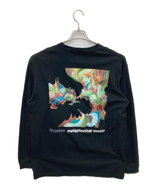 YEN TOWN MARKET（エンタウンマーケット）YEN TOWN MARKET (エンタウンマーケット) Nujabes Metaphorical Music ロングスリーブ ブラック サイズ:XLの古着・服飾アイテム