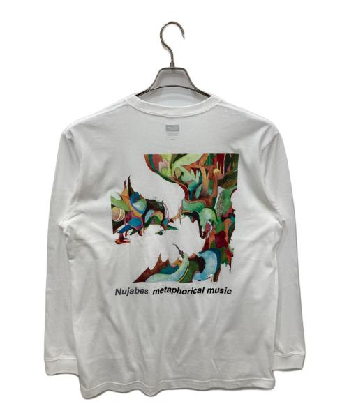 YEN TOWN MARKET（エンタウンマーケット）YEN TOWN MARKET (エンタウンマーケット) Nujabes Metaphorical Music ロングスリーブ ホワイト サイズ:XLの古着・服飾アイテム