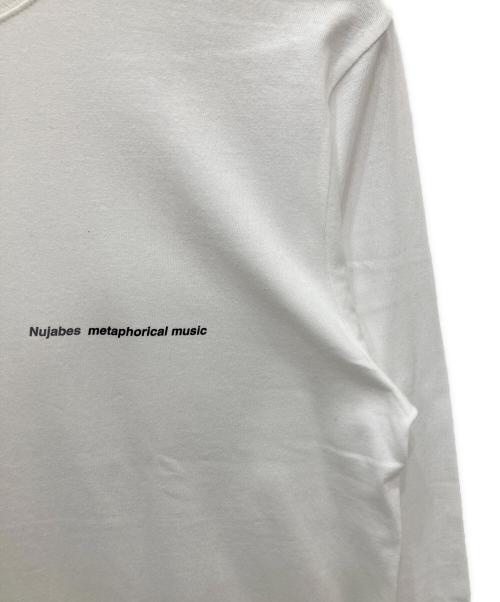 YEN TOWN MARKET（エンタウンマーケット）YEN TOWN MARKET (エンタウンマーケット) Nujabes Metaphorical Music ロングスリーブ ホワイト サイズ:XLの古着・服飾アイテム