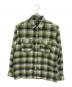 HUF（ハフ）の古着「HOMBRE PLAID L/S SHIRT」｜グリーン