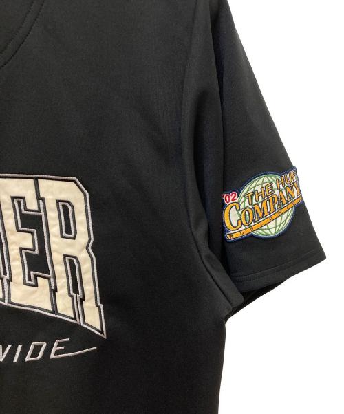 HUF（ハフ）HUF (ハフ) THRASHER (スラッシャー) ゲームシャツ ブラック サイズ:XXLの古着・服飾アイテム