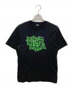 DIESELディーゼル）の古着「プリントTシャツ」｜ブラック