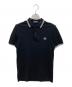 FRED PERRY（フレッドペリー）の古着「TWIN TIPPED POLO」｜ブラック