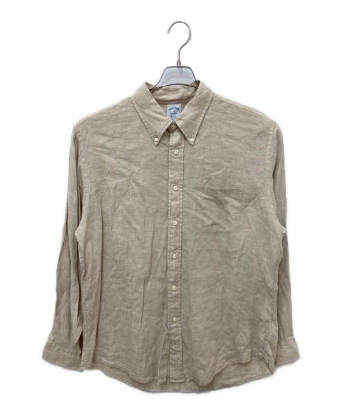 BROOKS BROTHERS（ブルックスブラザーズ）BROOKS BROTHERS (ブルックスブラザーズ) 長袖シャツ ベージュ サイズ:XLの古着・服飾アイテム