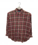 RALPH LAURENラルフローレン）の古着「長袖シャツ」｜レッド×グリーン