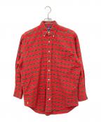 RALPH LAURENラルフローレン）の古着「長袖シャツ」｜レッド