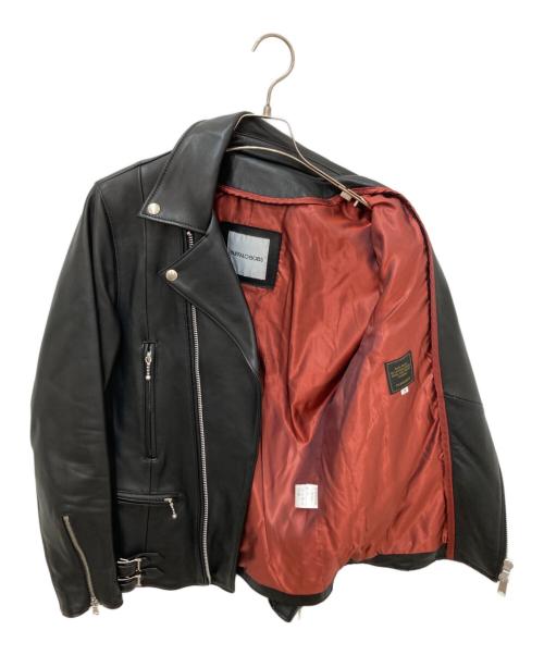 BUFFALO BOBS（バッファローボブズ）BUFFALO BOBS (バッファローボブズ) ダブルライダースジャケット ブラック サイズ:3の古着・服飾アイテム
