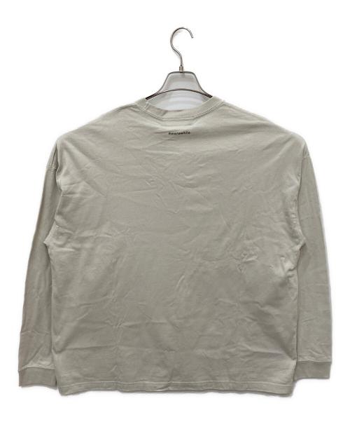meanswhile（ミーンズワイル）meanswhile (ミーンズワイル) ABSTRACT PHOTOGRAPH L/S TEE ベージュ サイズ:3 未使用品の古着・服飾アイテム