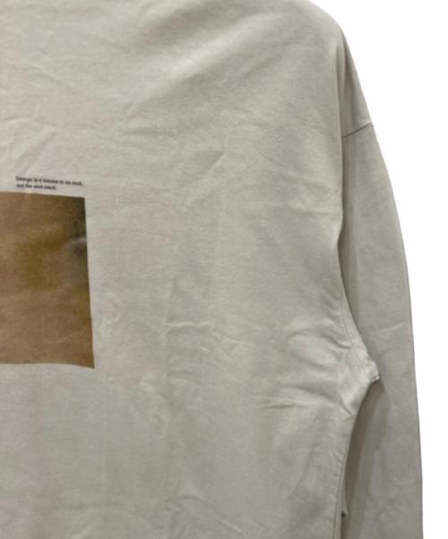 meanswhile（ミーンズワイル）meanswhile (ミーンズワイル) ABSTRACT PHOTOGRAPH L/S TEE ベージュ サイズ:3 未使用品の古着・服飾アイテム
